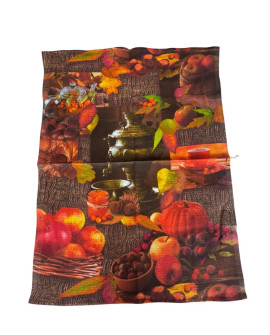 Полотенце вафельное рыжее 50х70 