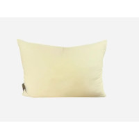 Подушка спальная светло-жёлтая 48x68