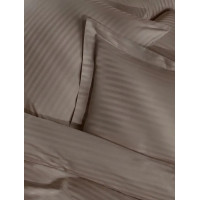 Комплект постельного белья евроразмер (бронзово-бежевый)