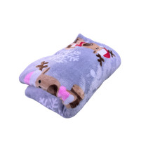 Покрывало двуспальное велсофт новогоднее